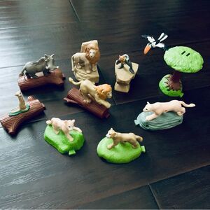 Disney The Lion King 2019 Movie McDonald's Happy Meal Toys Bundle, 9count